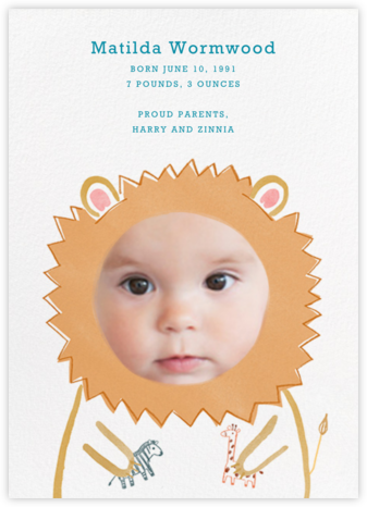 Baby Lion - Paperless Post