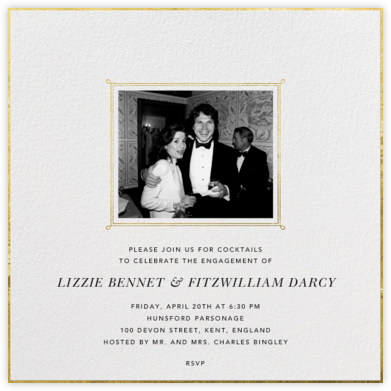 Traditional Frame - Paperless Post - Engagement party invitations 
