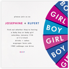 Gender Reveal Invitations Send Online Instantly Rsvp Tracking