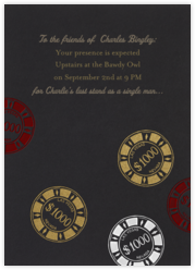 Bachelor Party Invitations Send Online Instantly Rsvp Tracking