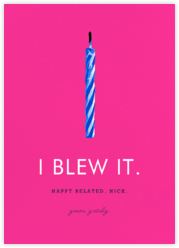Belated Birthday Cards Send Online Instantly Track Opens