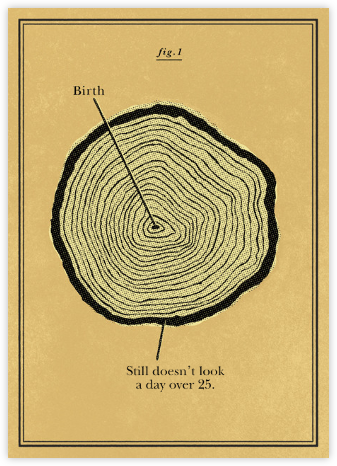 Tree Rings - Birthday - Paperless Post - Birthday Cards