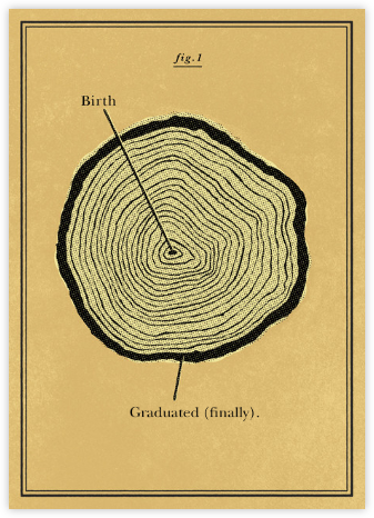 Tree Rings - Congratulations (Graduation) - Paperless Post - Graduation Cards