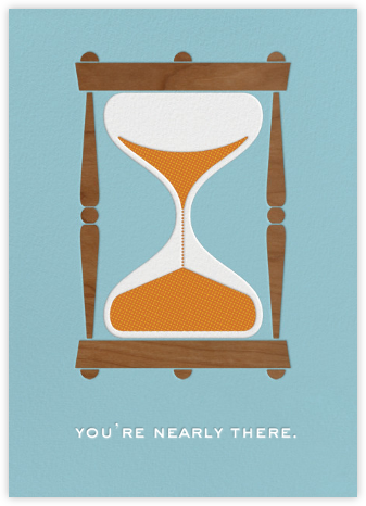 Hourglass - Good Luck - Paperless Post