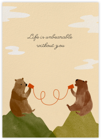 Bear Mountain - Paperless Post - Covid Greeting Cards