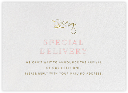Special Delivery Crane - Pink - Paperless Post