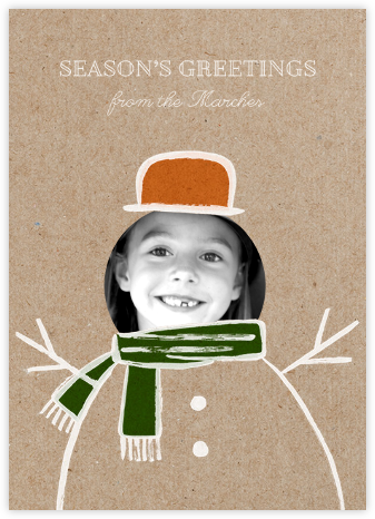 Frosty Doodle - Paperless Post - Holiday Photo Cards 