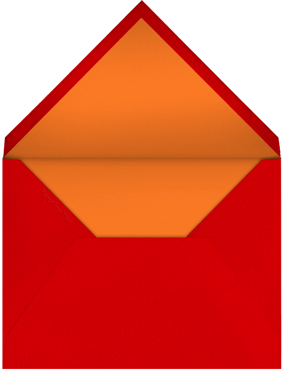 Lucky Clementines - Red - Paperless Post - Envelope
