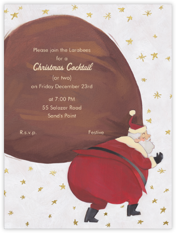 Santa's Cocktail Party - Paperless Post - Christmas Party Invitations