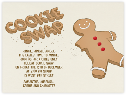 Cookie Swap Invitations Send Online Instantly Rsvp Tracking