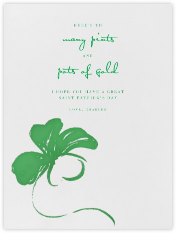 Clover - Paperless Post - St. Patrick's Day cards