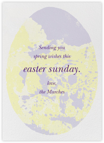 Marbled Egg - Paperless Post - Easter Cards
