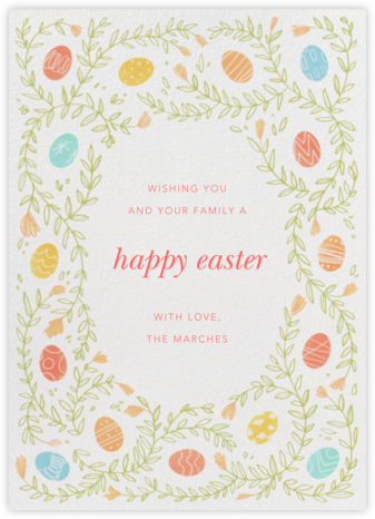 Egg Vine - Paperless Post - Easter Cards
