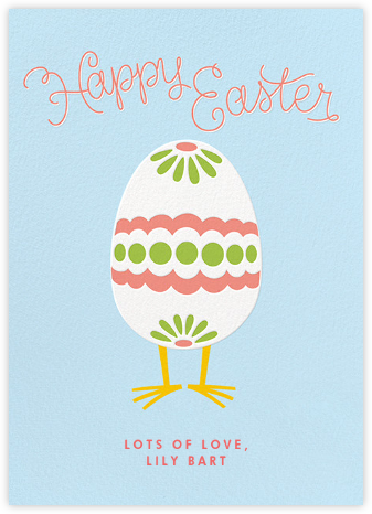 Easter Egg Chick (Greeting) - Paperless Post - Easter Cards