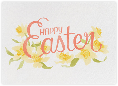 Easter Daffodils - Paperless Post - Easter Cards