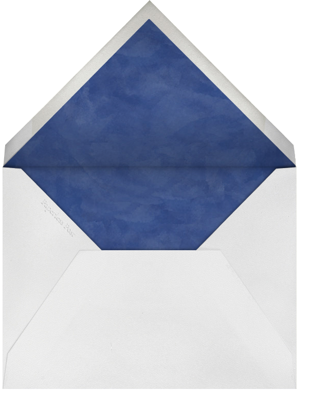Floral Trellis II (Stationery) - Ivory/Blue - Oscar de la Renta - Envelope
