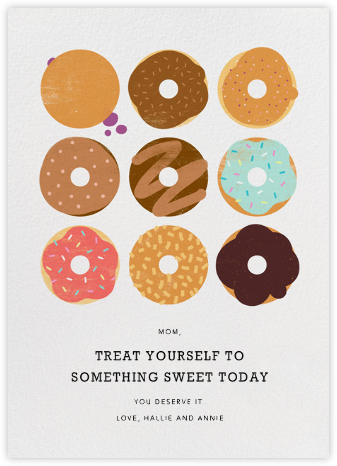 Donuts - Technicolor - Paperless Post - Mother's Day Cards