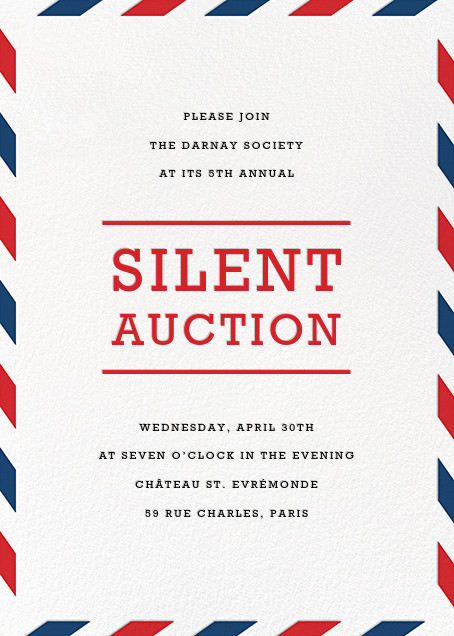 Par Avion Tall Send Online Instantly Rsvp Tracking