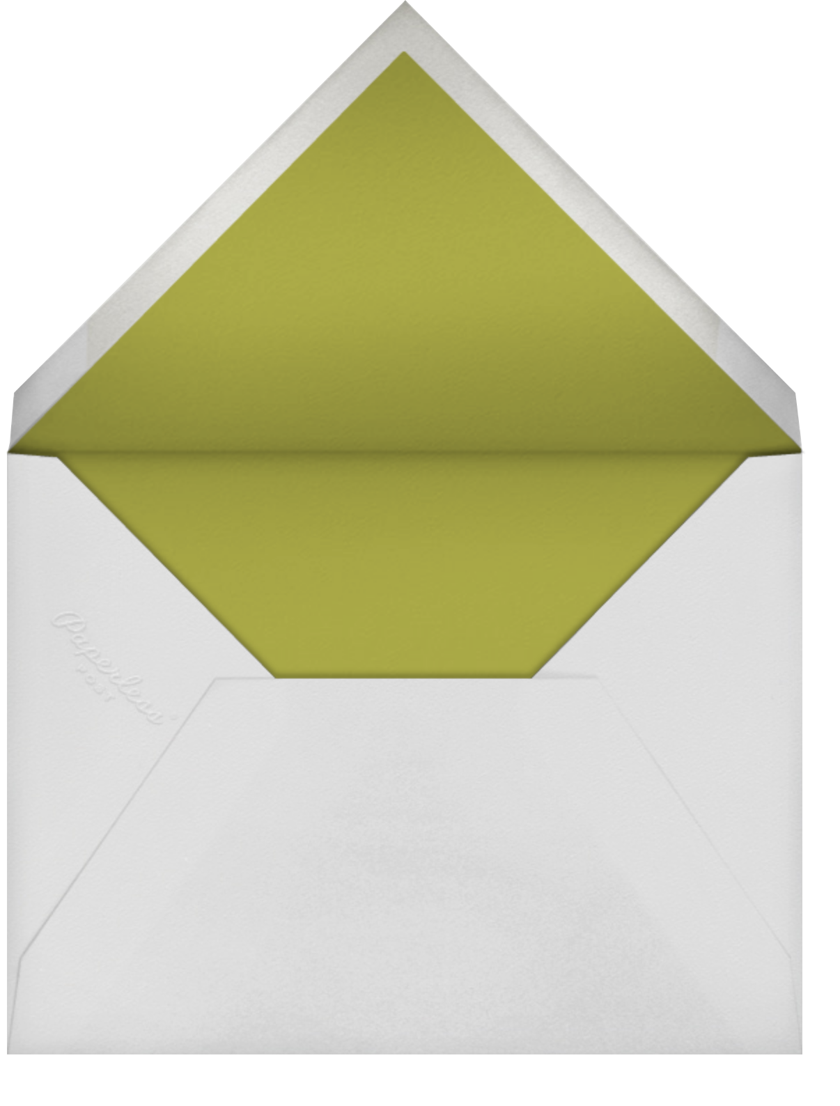 Elizabeth (Save The Date) - Olive - Paperless Post - Envelope
