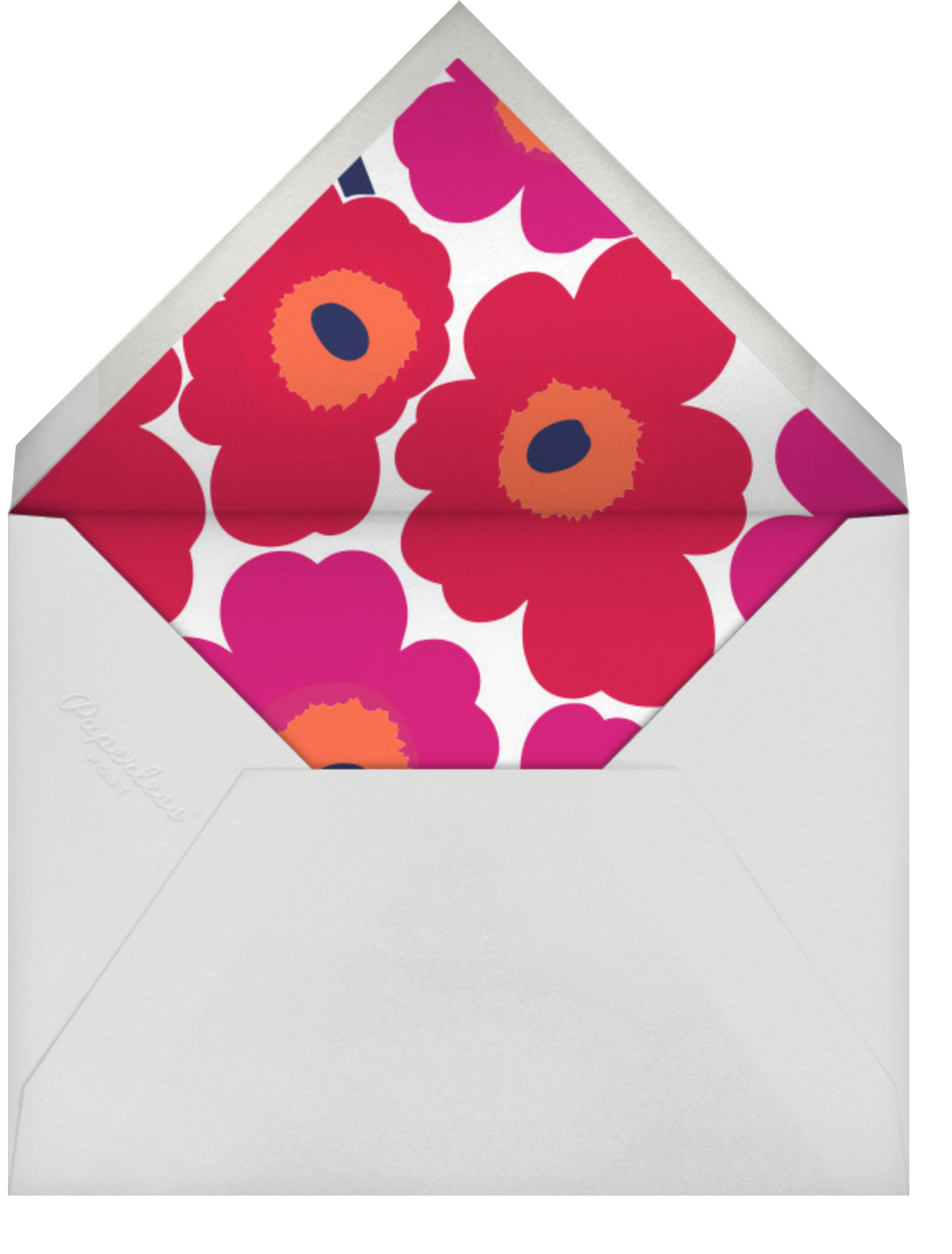 Unikko (Stationery) - Red - Marimekko - Envelope