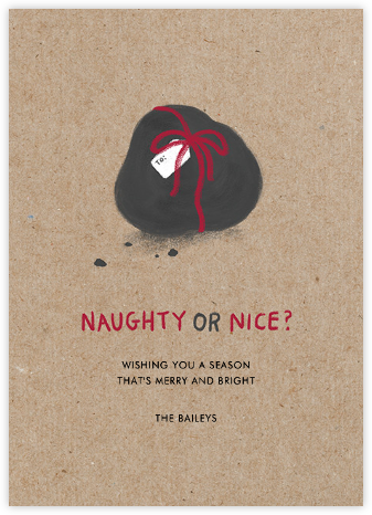 Naughty Naughty - Paperless Post - Christmas Cards