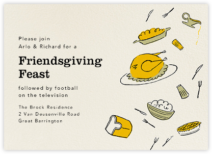 Thanksgiving invitations - online at Paperless Post