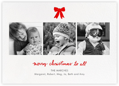 Christmas Triptych - Linda and Harriett - Christmas Cards