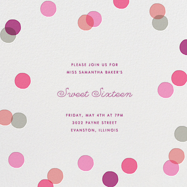 Carnaby Pink Send Online Instantly Rsvp Tracking