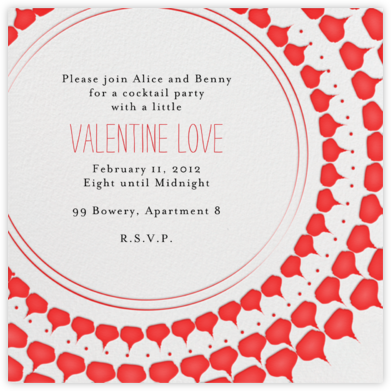 Spread The Love - Tomato - Mr. Boddington's Studio - Valentine's Day invitations