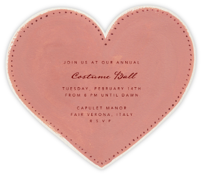 Je t'aime Heart - Paperless Post