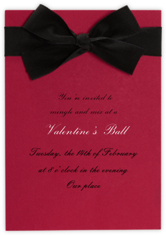 Madame X - Paperless Post - Valentine's Day Party Invitations
