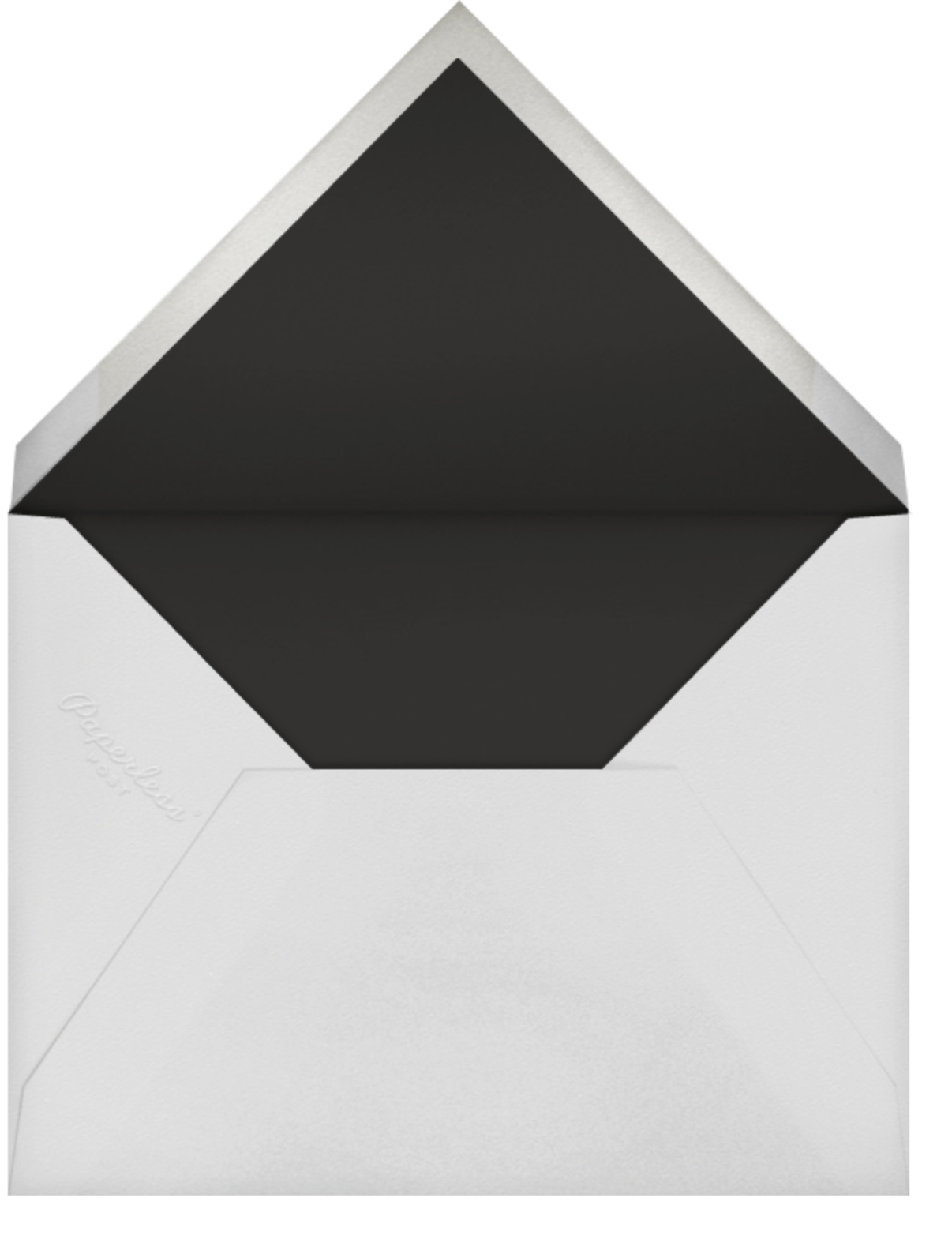 Josephine Baker - White/Gold - Paperless Post - Envelope