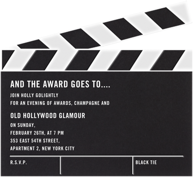 Movie Clapper Send Online Instantly Rsvp Tracking