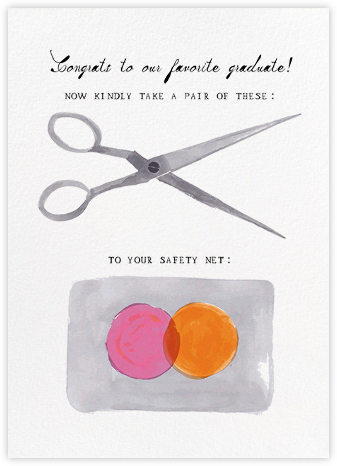 A Hole in Your Safety Net - Mr. Boddington's Studio - Graduation Cards