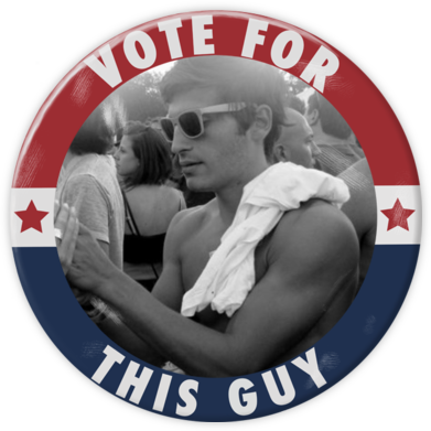 Vote for this Guy - Paperless Post