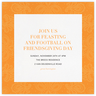 Thanksgiving invitations - online at Paperless Post