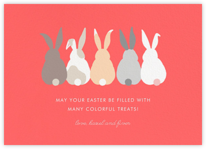 Bunny Bums (Greeting) - Paperless Post - Easter Cards