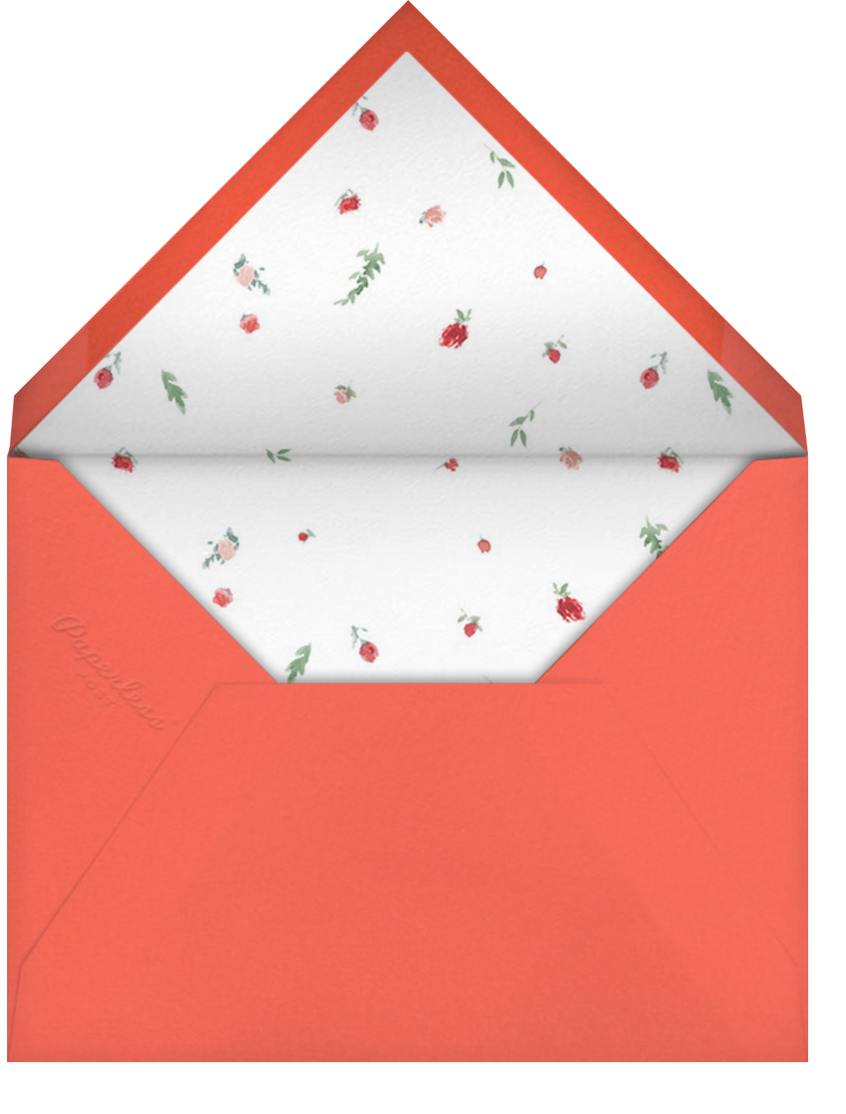 Cascading Poppies - Paperless Post - Envelope