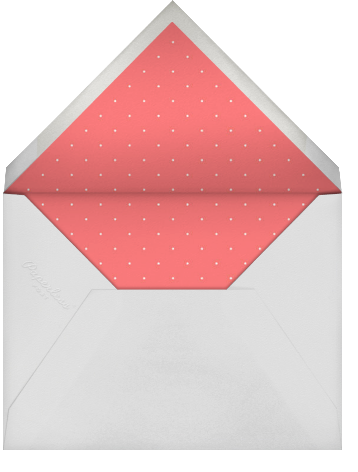 Editorial II - Black/Silver - Paperless Post - Envelope