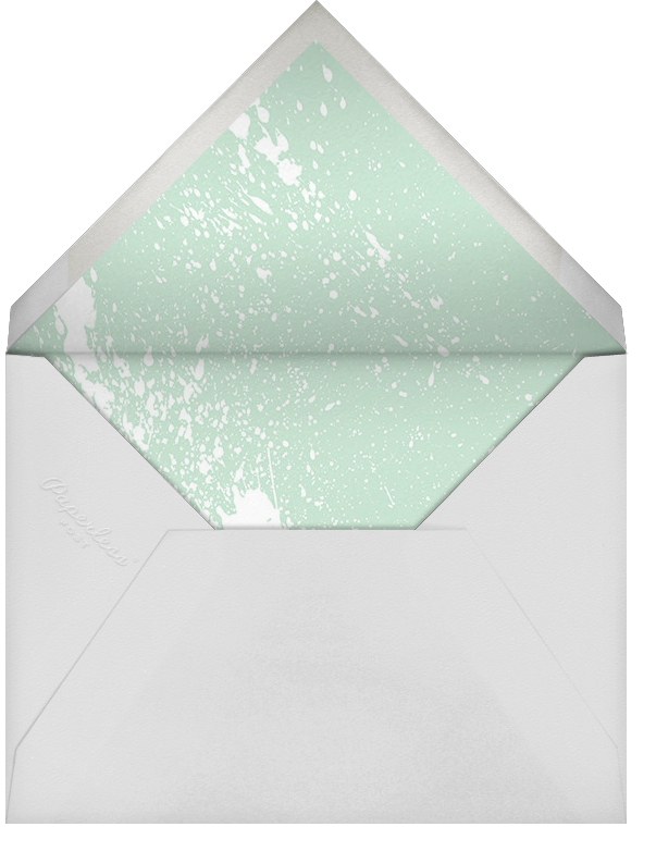 Splatter Cloth II - Silver - Paperless Post - Envelope