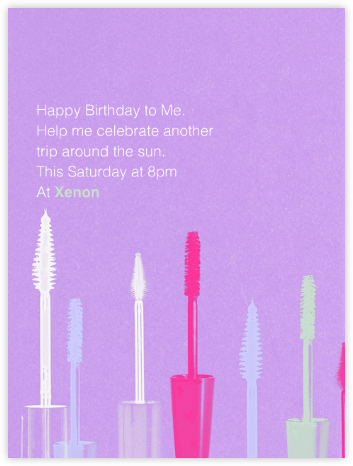 Maybe She's Born with It - Paperless Post - 90s Theme Party Invitations