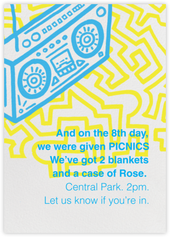 Block Party - Paperless Post - Picnic Invitations