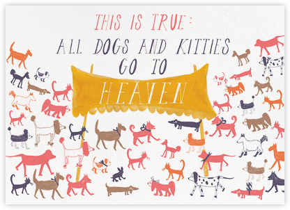 Doggie Heaven - Mr. Boddington's Studio - Sympathy Cards