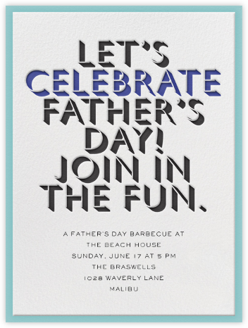 Father's Day Invitation 9