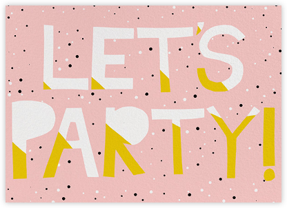 Color Block Party - Ashley G - Online Party Invitations