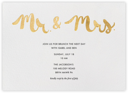 Wedding Brunch Invitations Online At Paperless Post