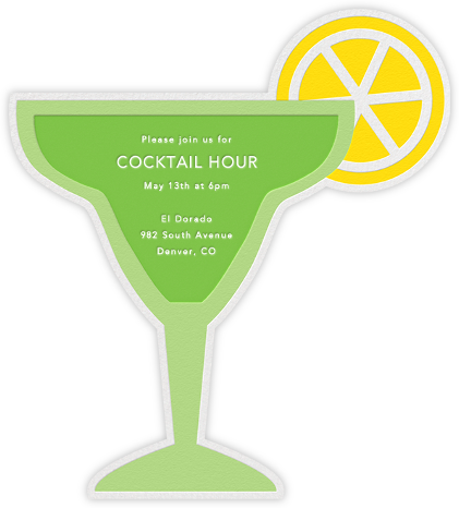 On the Rocks (Invitation) - Green - Jonathan Adler - Get Together Invitations