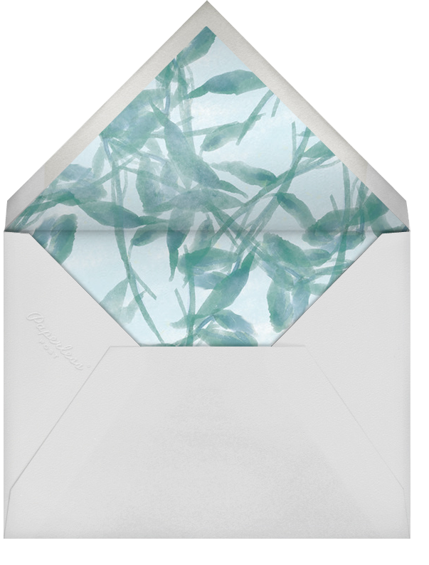 Ikebana (Photo Save the Date) - White - Paperless Post - Envelope