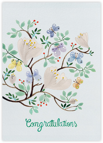 Butterfly Branches (Anna Emilia Laitinen) - Red Cap Cards