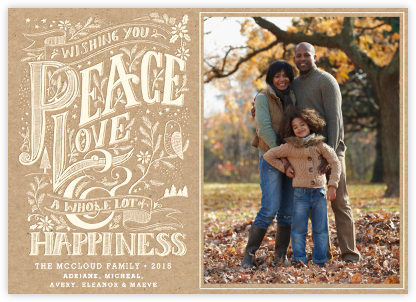 Whole Lot of Happiness - Craft - Hello!Lucky - Holiday Photo Cards 
